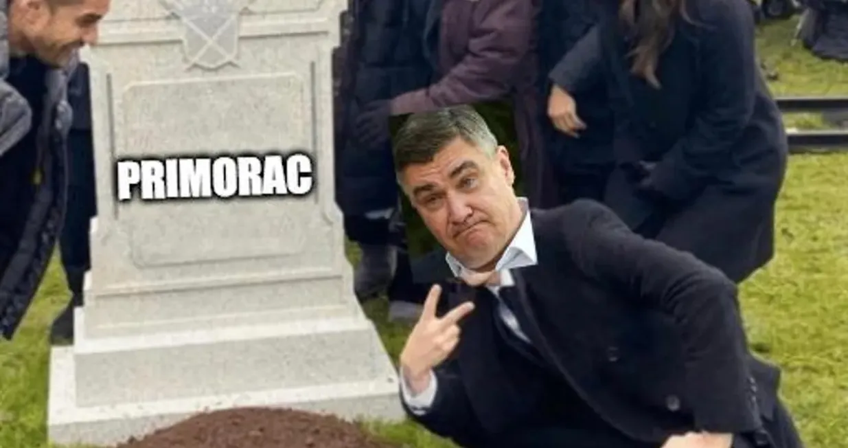 Internet meme na račun Primorca/