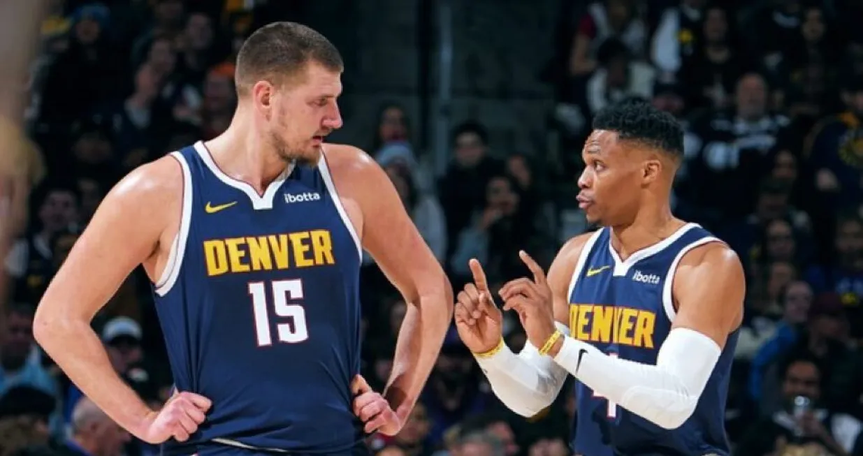 Nikola Jokić i Russell Westbrook/FOTO: X