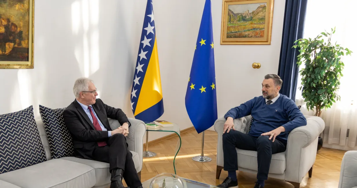 Michael Murphy i Elmedin Konaković/Ambasada Sad-a U Bih