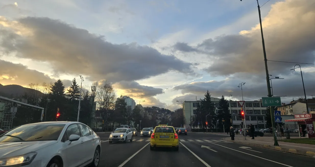 sarajevo vrijeme oblačno zima promjena vremena razvedravanje/Lejla Sofradžija