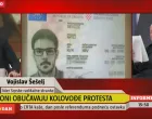 Vojislav Šešelj, Informer TV, protesti, lični podaci hrvatskog novinara, organizatori protesta, protesti u Srbiji, studenti/Prtsc