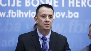 Vedran Lakić, ministar energije, rudarstva i industrije FBiH, press konferencija/Muhamed Hadžibegić