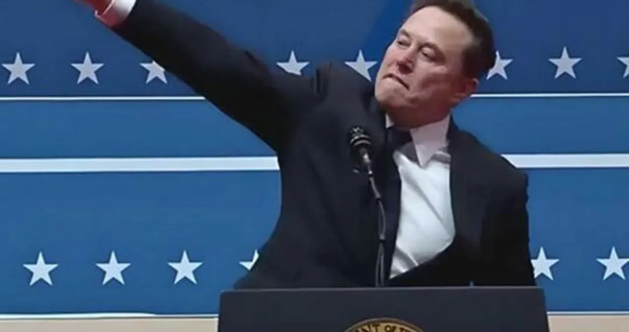 elon musk, nacistički pozdrav, inauguracija, donald trump/Screenshot