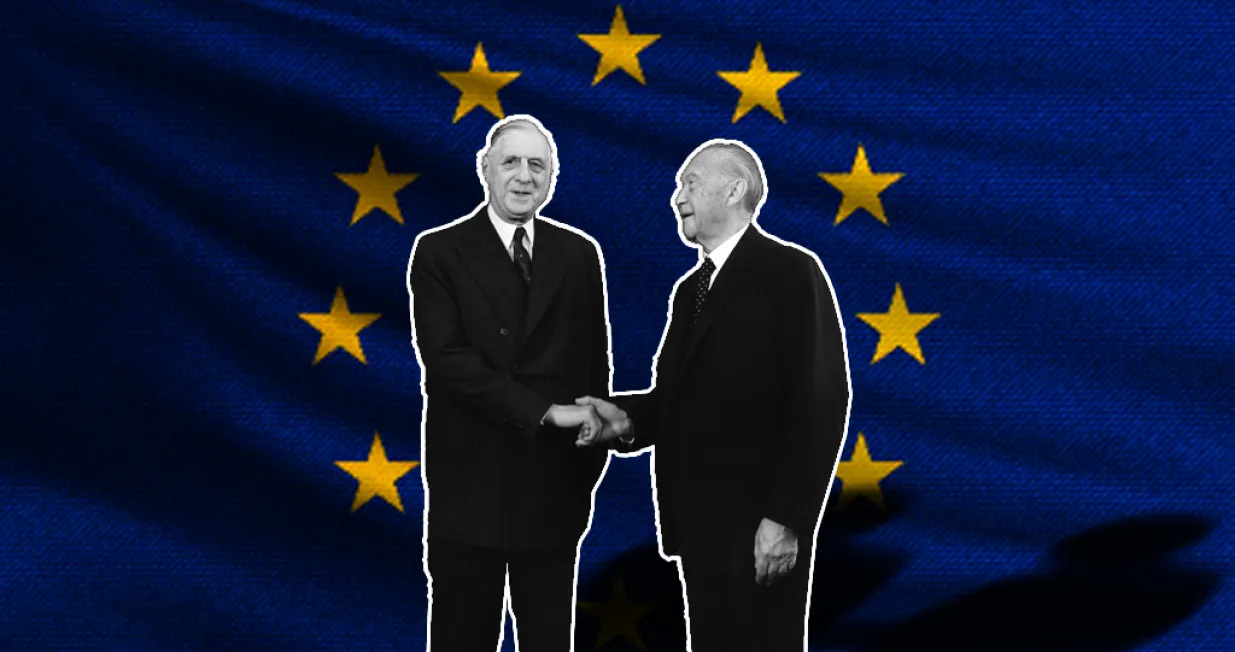 Charles de Gaulle i Konrad Adenauer/Benjamin Krnić