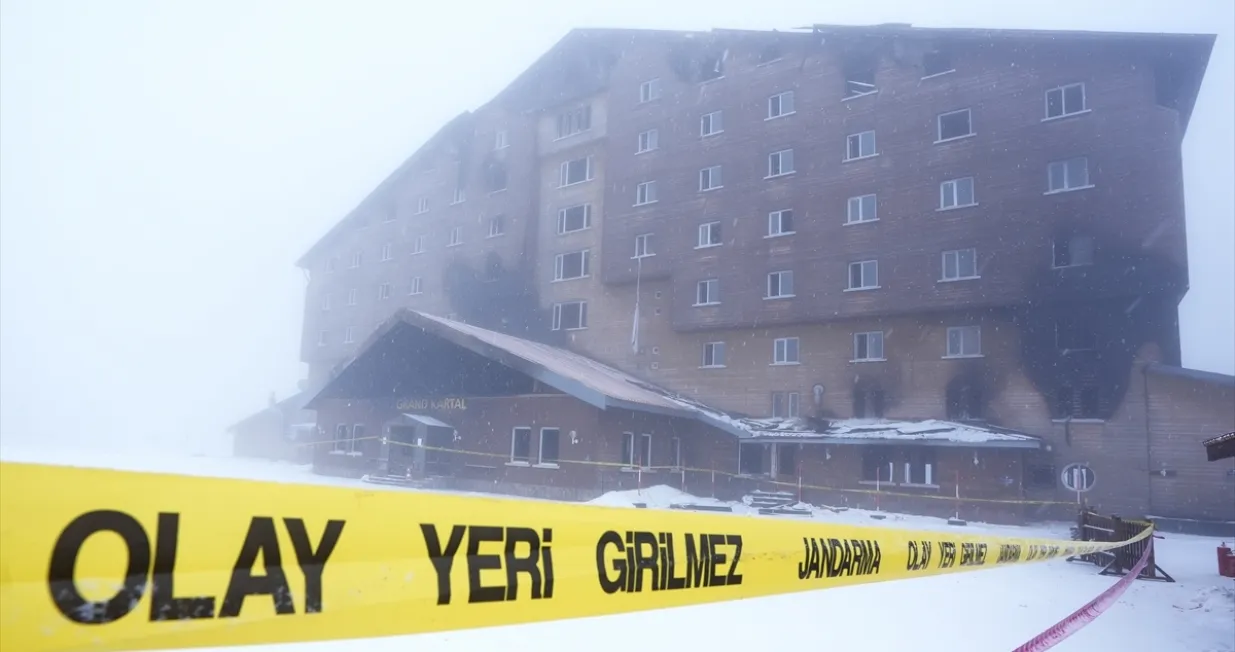 Hotel u kojem je izbio požar/Anadolija/