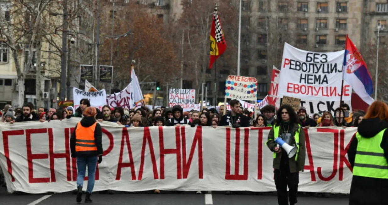 Generalni štrajk u Srbiji/Vesna Lalić