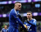 Jamie Vardy slavi izjednačujući gol (FOTO: X)