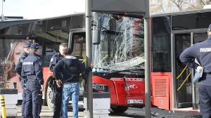 Uništeni autobusi/Telegraf.rs/