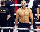 epa09448611 Moroccan-Dutch kickboxer Badr Hari reacts during his Glory 78 Kickboxing heavyweight world title match against Arkadiusz Wrzosek of Poland, at Rotterdam Ahoy arena in Rotterdam, The Netherlands, 04 September 2021. Hari was knocked out in the second round of his match against Wrzosek after the Pole had kicked him on the head. EPA/ROBIN UTRECHT