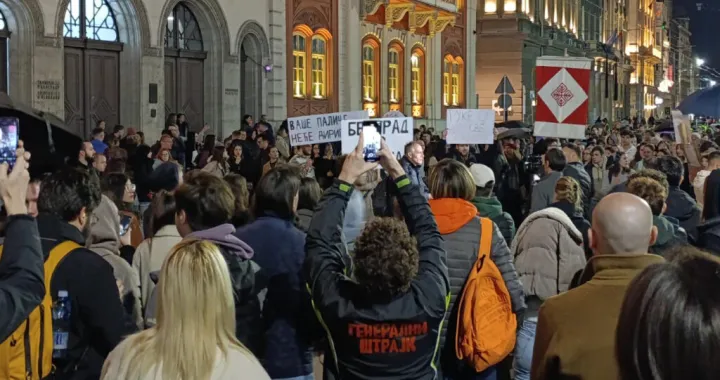 Protest u BeograduProtest u Beogradu/