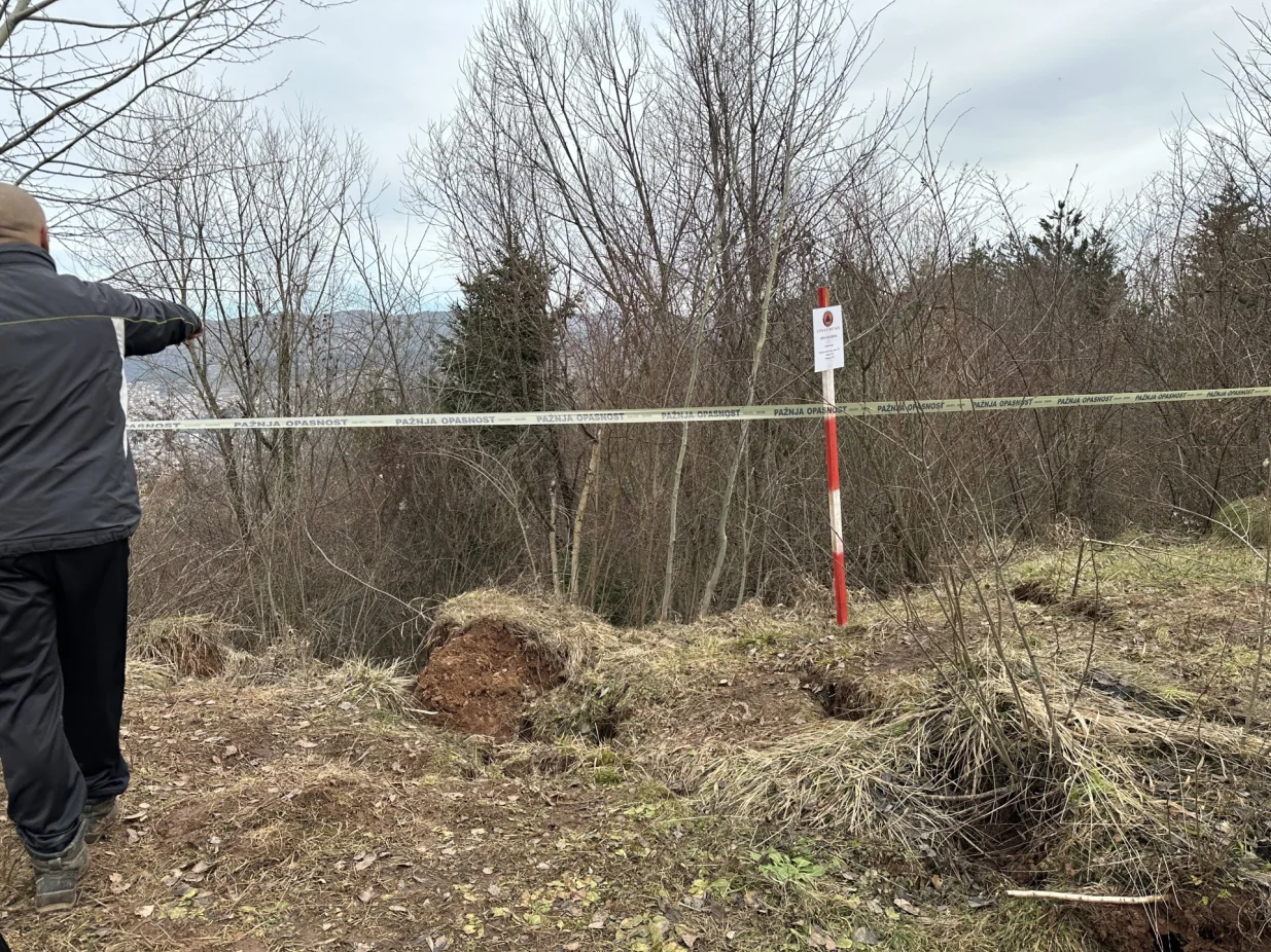 Stanje na lokalitetu Curine njive/Edin Barimac