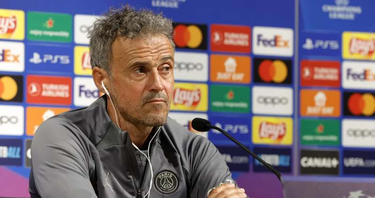 Luis Enrique - trener PSG-a