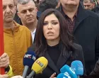 Sanja Vulić ispred Suda BiH//