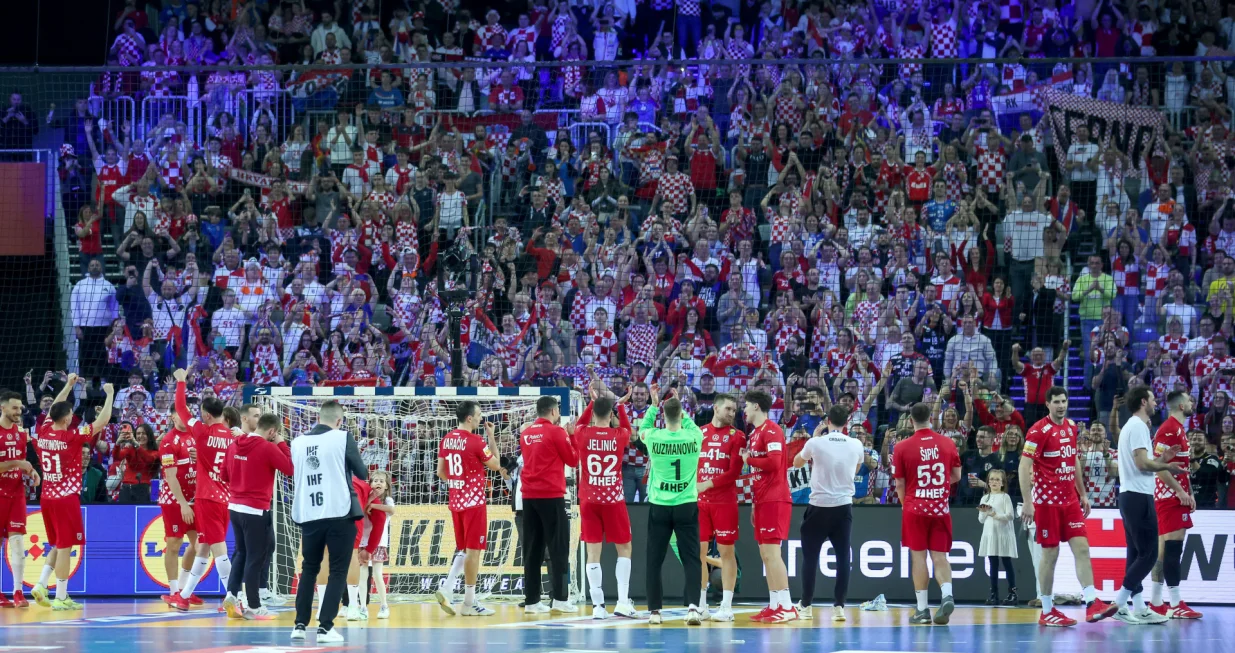 30.01.2025., Arena Zagreb, Zagreb - IHF Svjetsko rukometno prvenstvo 2025., polufinale, Francuska - Hrvatska. Photo: Slavko Midzor/PIXSELL