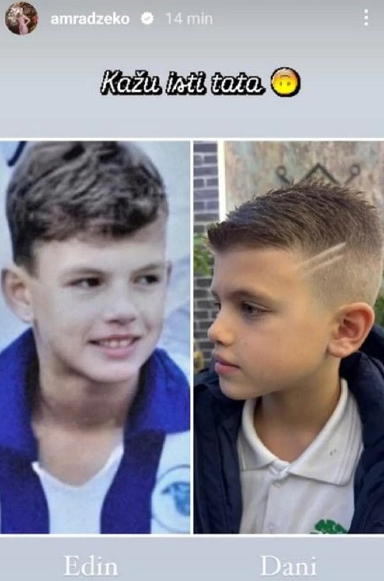 Amra Džeko i objava na Instagramu