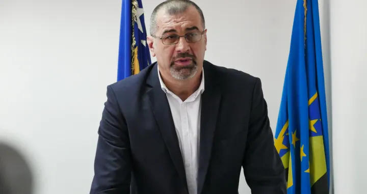 Predsjednik Skup&scaron;tine TK Žarko Vujović/Miren Aljić