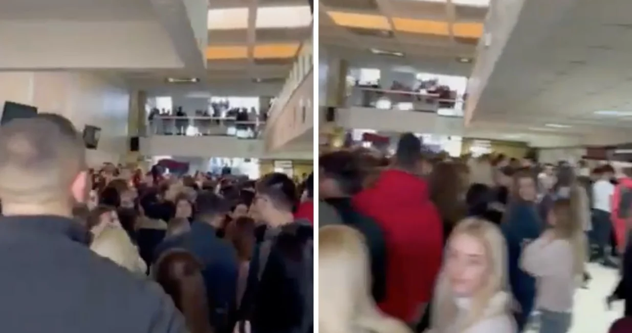 Učenici ostali u hodnicima &scaron;kole/Srpska Info