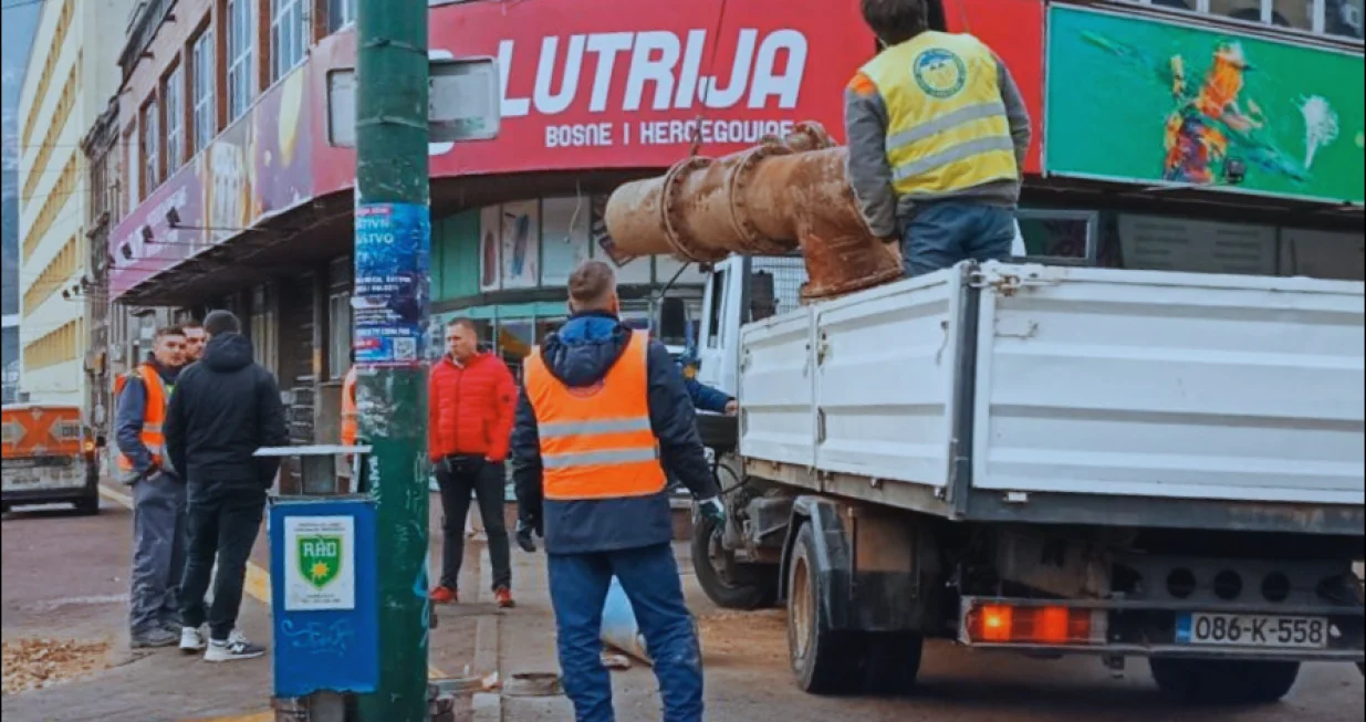Radovi na popravkama kvarova širom Sarajeva/Kjkp Vik