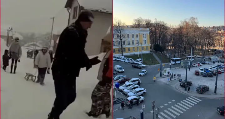 zima, sarajevo, snijeg, padavine, 2012. i 2025. godina//