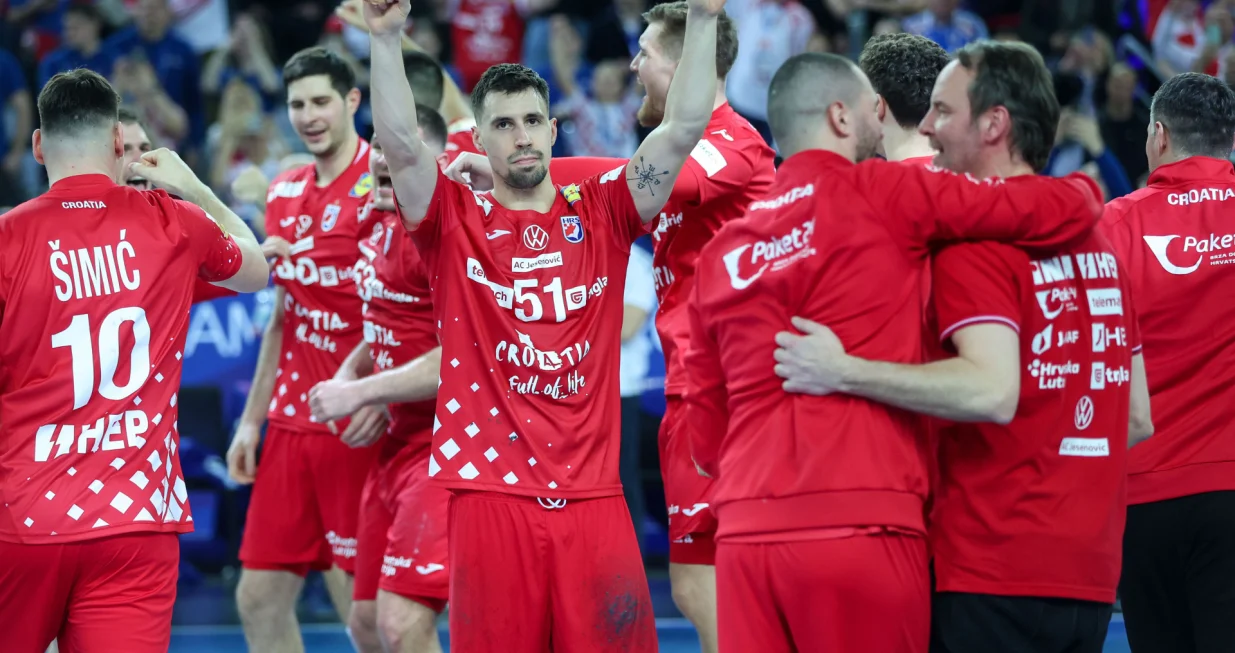 30.01.2025., Arena Zagreb, Zagreb - IHF Svjetsko rukometno prvenstvo 2025., polufinale, Francuska - Hrvatska. Ivan Martinovic Photo: Sanjin Strukic/PIXSELL