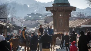 kipa @hajjonhorseback su krenuli iz Španije za Mekku na hadzdz sa svojim konjima🤩zbog procedure, kroz Bosnu i Hercegovinu prolaze sa kobilom Hurem i još dva konja iz @konjicki_klub_vilenjak_visoko, dok ih njihovi konji čekaju na granici//