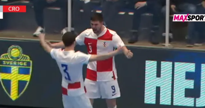 Luka Perić slavi pogodak (FOTO: Screenshot/MAX Sport)