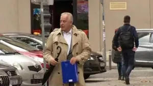 Ivo Sanader, šetnja Zagrebom/Prtsc