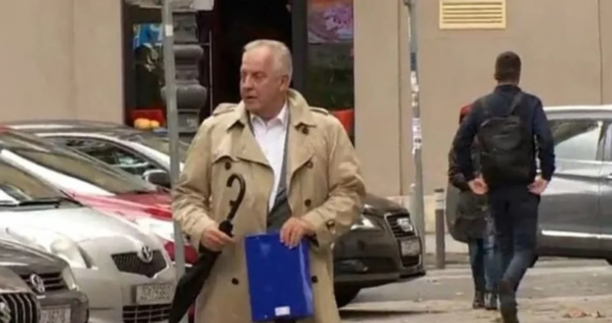 Ivo Sanader, šetnja Zagrebom/Prtsc