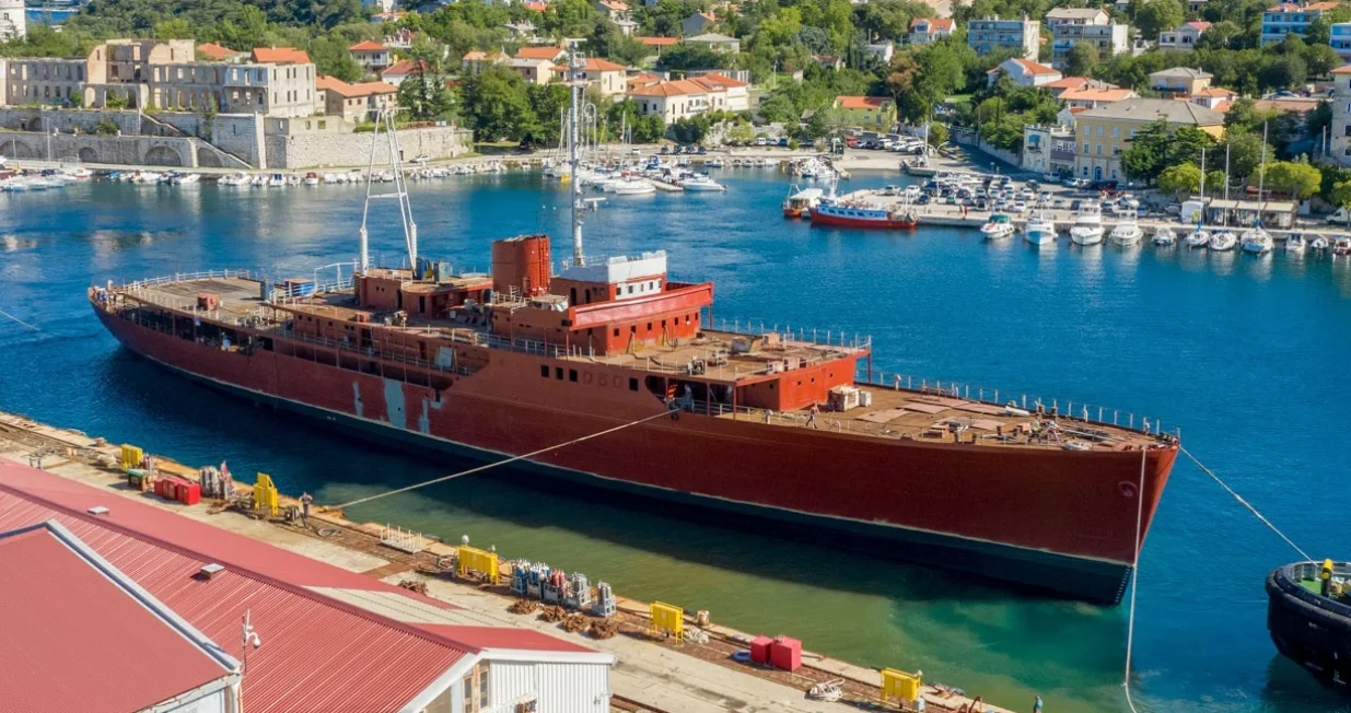 Galeb u Kraljevici /IGOR CRNKOVIĆ/