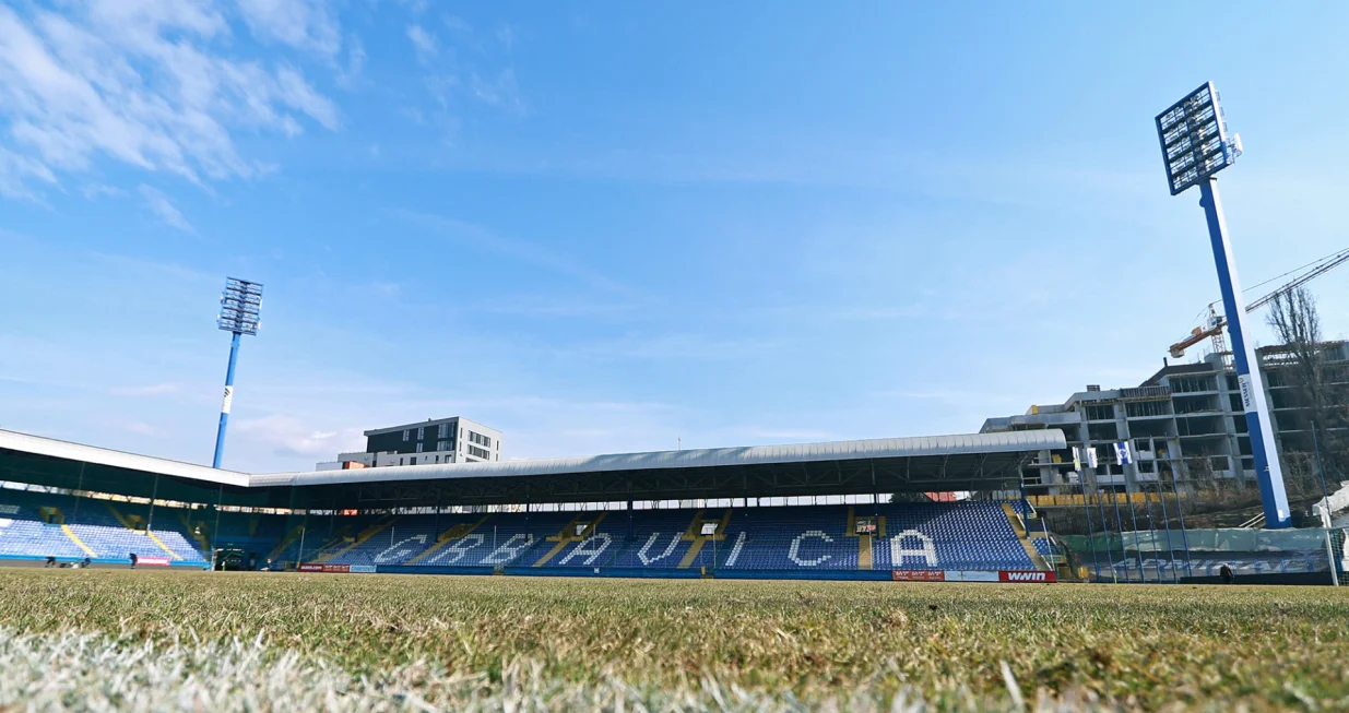 Stadion Grbavica uoči duela Željezničara i Vareša