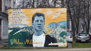 Mural Milana Mladenovića u naselju Kovačići u Sarajevu/Senad Gubelić