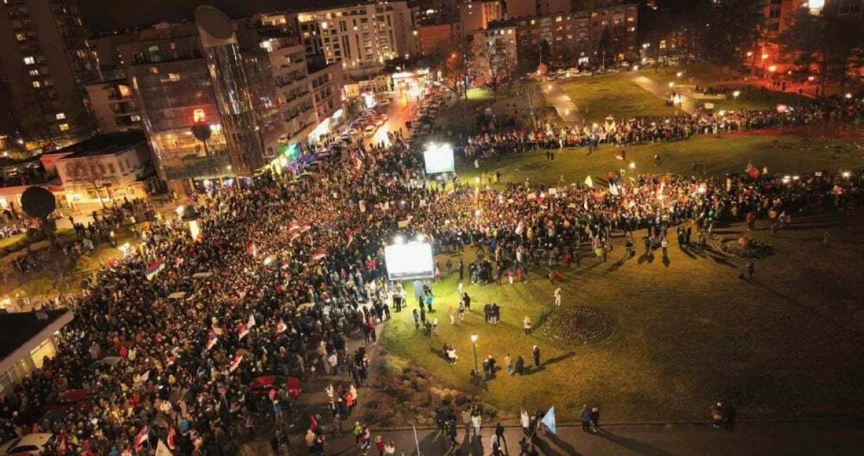 Studenti u Kragujevcu, studentski protest, Sretenje/Fonet