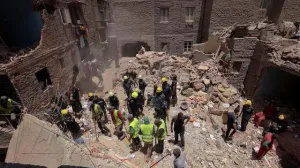 Urušila se zgrada/X.com//