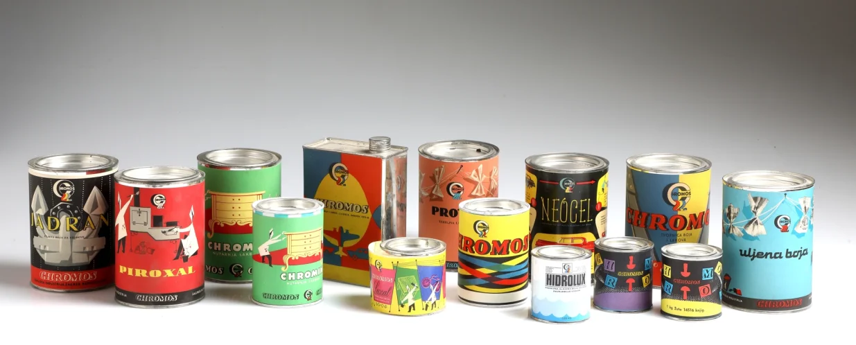 Tvornica Chromos, ambalaža 1953-1959./