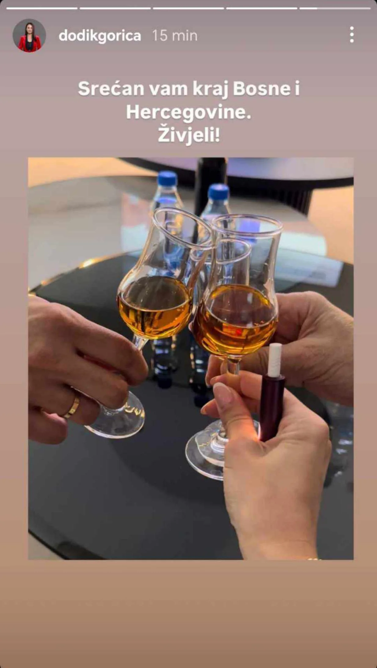 Zdravica i poruka Gorice/Gorica Dodik