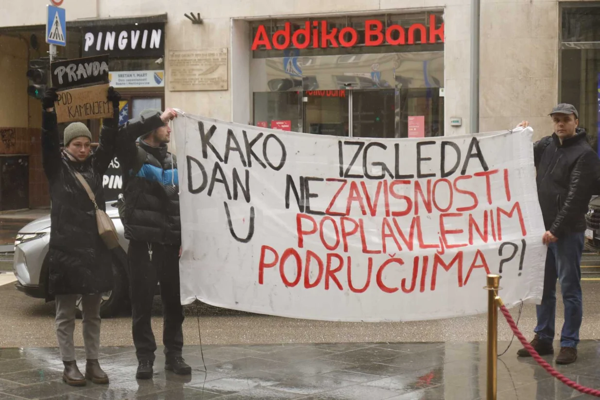 dan nezavisnosti, vječna vatra, jablanica, građani, protest/Senad Gubelić