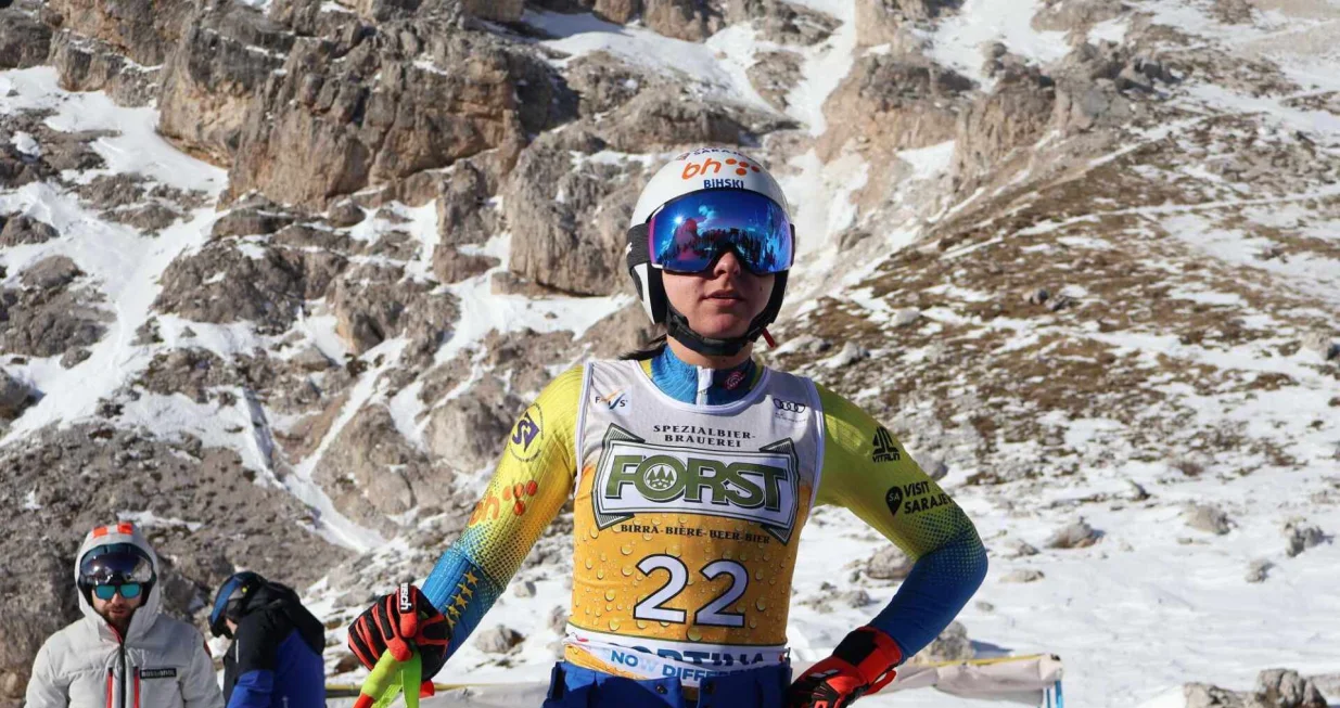 Elvedina Muzaferija na treningu u Cortini