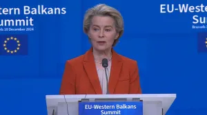 Ursula von der Leyen, Samit EU - Zapadni Balkan/Screenshot