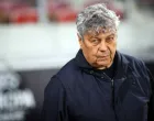 epa10241575 Dynamo Kyiv's head coach Mircea Lucescu reacts during the UEFA Europa League group B soccer match between Dynamo Kiev and Stade Rennais in Krakow, southern Poland, 13 October 2022. EPA/Lukasz Gagulski POLAND OUT