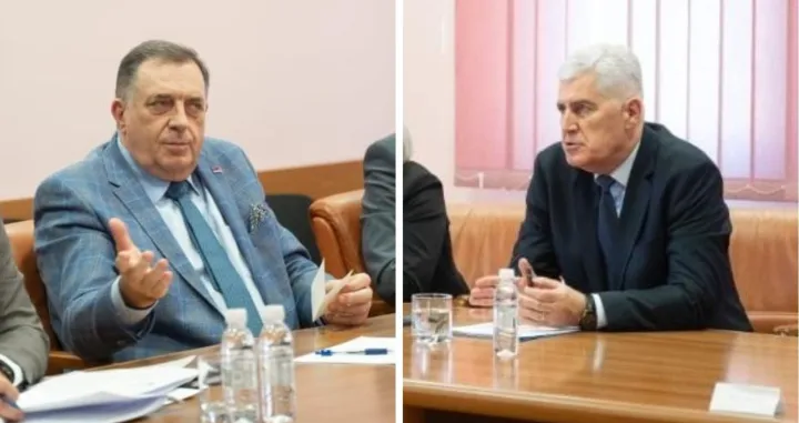 Milorad Dodik i Dragan Čović, hitan sastanak u Mostaru//
