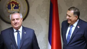 Radovan Višković i Milorad Dodik/Senad Gubelić