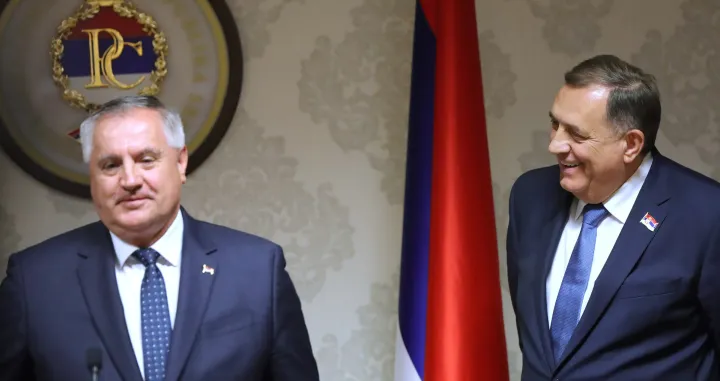 Radovan Višković i Milorad Dodik/Senad Gubelić