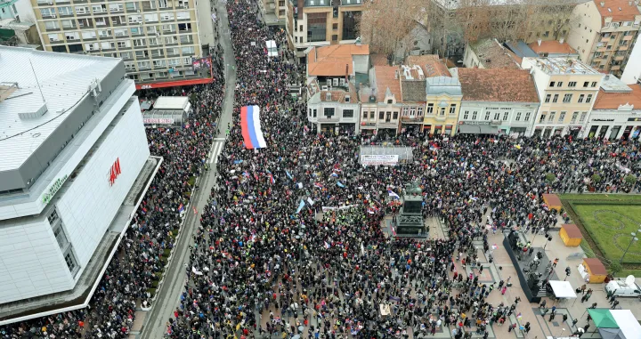 Protesti studenata u Nišu/Anadolija