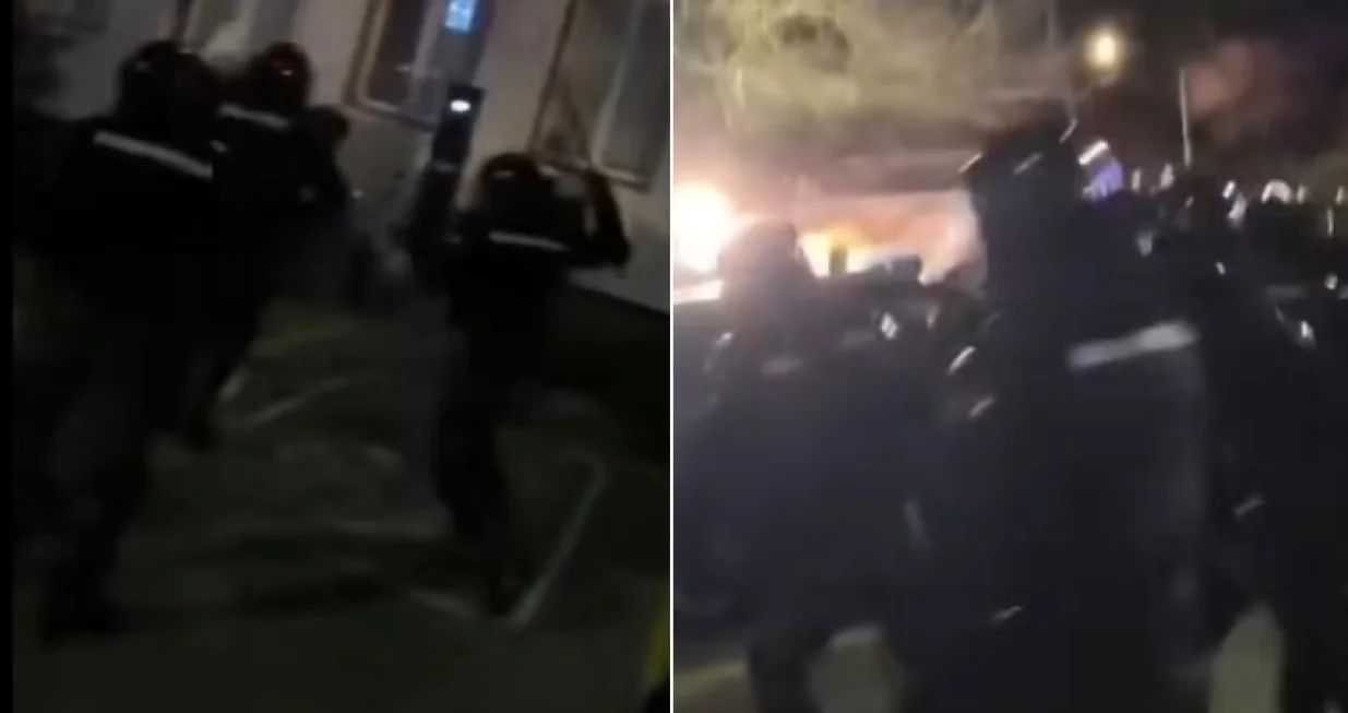 Policija je za udaranje koristila i štitove/