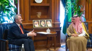 Razim Čolić sa bivšim saudijskim ministrom/