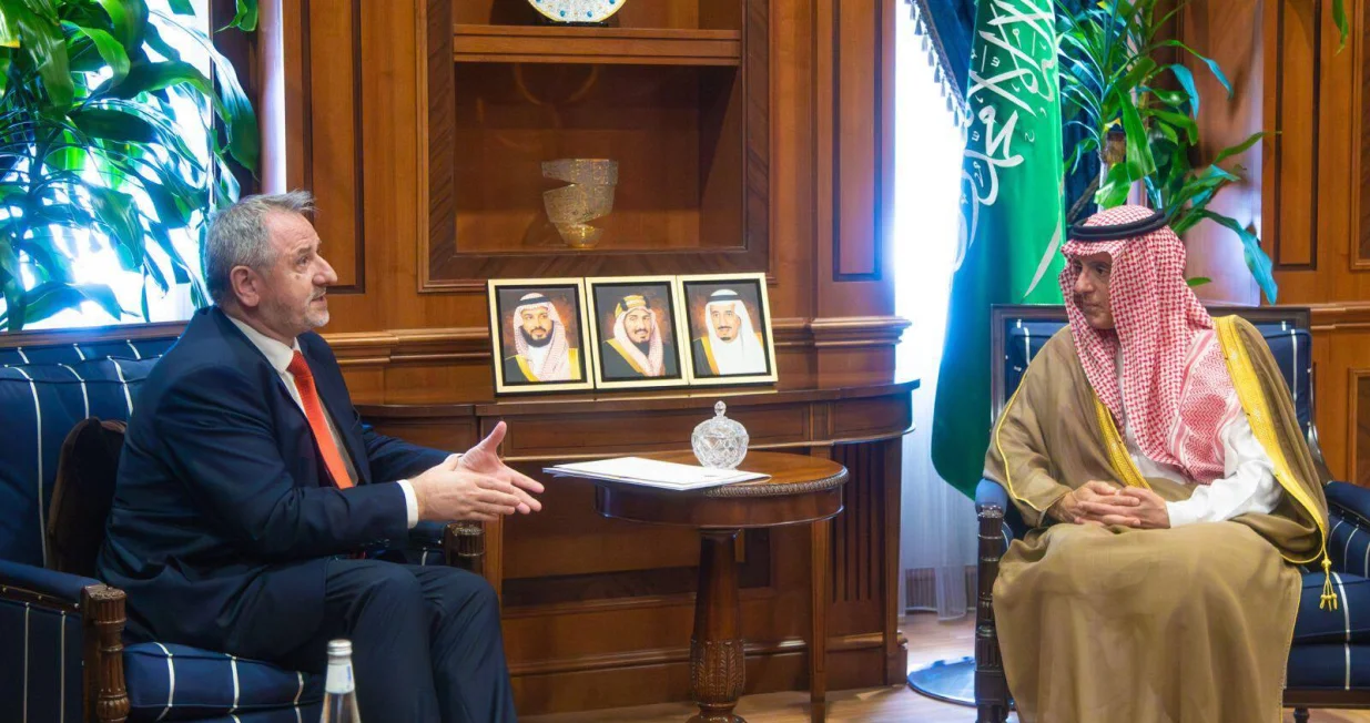 Razim Čolić sa bivšim saudijskim ministrom/