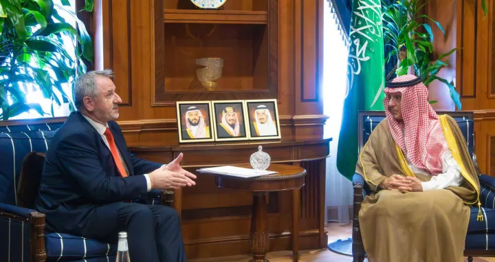 Razim Čolić sa bivšim saudijskim ministrom/