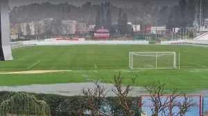 Stadion Pod Bijelim brijegom kiša