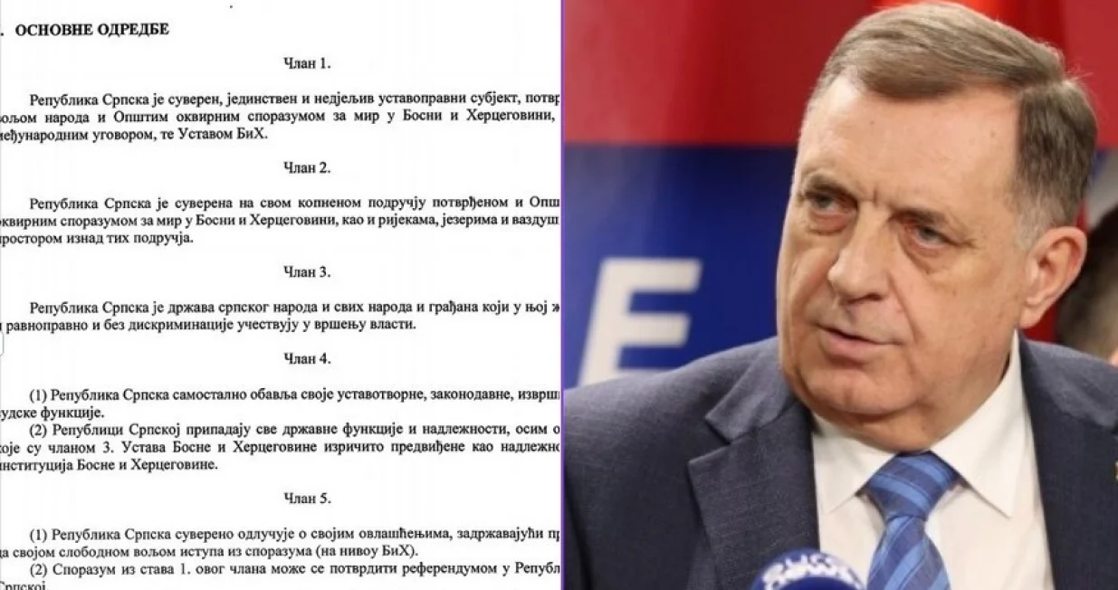 Skoro svakim članom novog ustava RS se krši Ustav BiH/