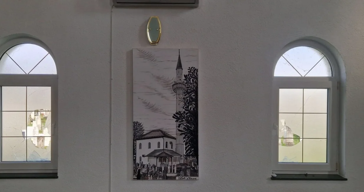 puhalska džamija razbijena stakla/Ibrahim Dizdarević/Ibrahim Dizdarević